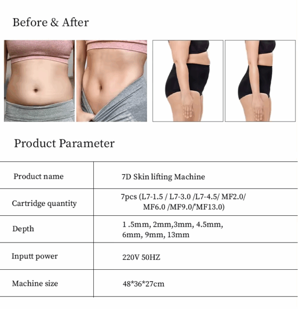 Collagen regeneration beauty salon special instrument V face face lifting and tightening 7D beauty artifact