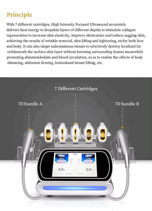 Collagen regeneration beauty salon special instrument V face face lifting and tightening 7D beauty artifact