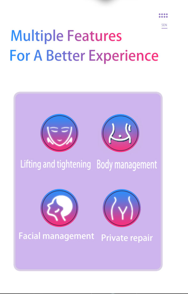 Desktop ultrasound hifu7D poly pull lifting facial beauty knife, private area care, firming knife, anti-aging cannon beauty